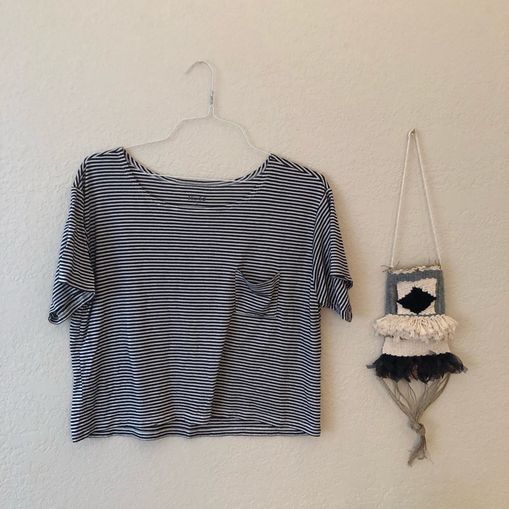 Mudd Striped Boxy Tee